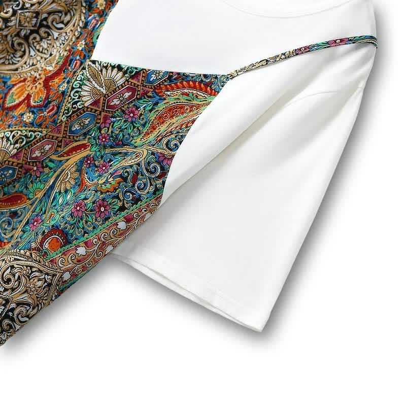Robe midi bohème à volants - image 1