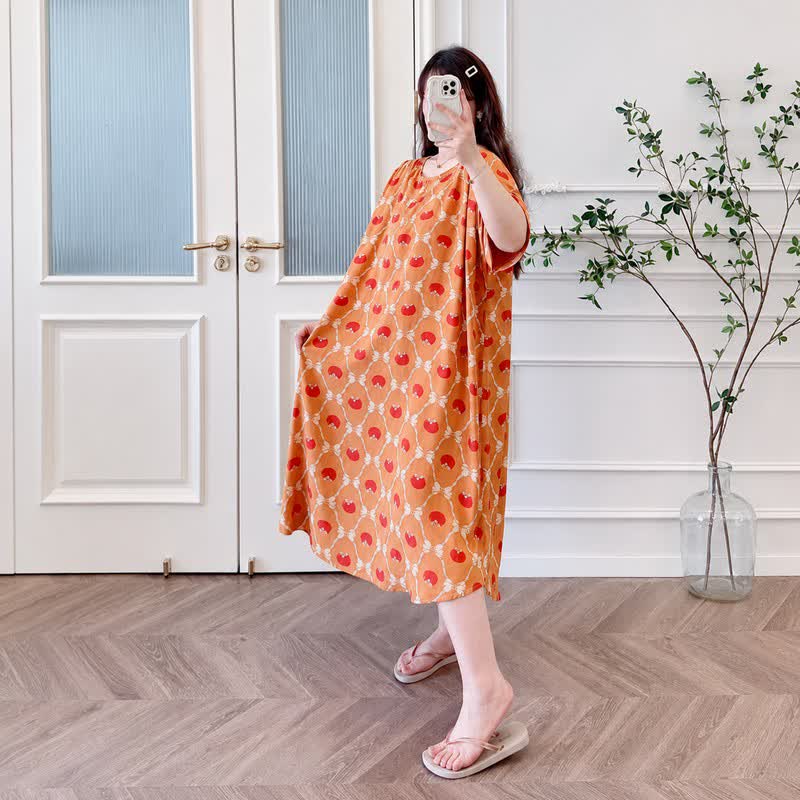 Robe midi kaki mignonne - image 1