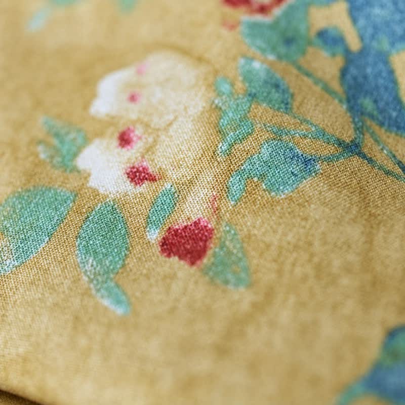 Robe midi vintage à fleurs boutonnée sur le devant - image 6