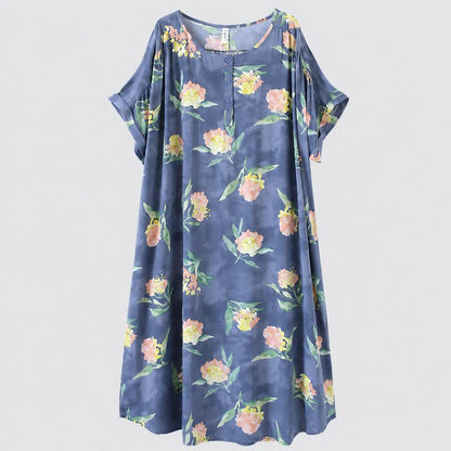 Robe midi décontractée à fleurs - image 5