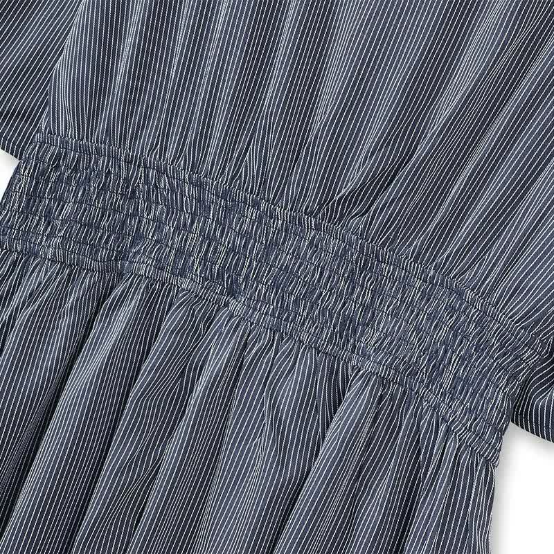 Robe midi décontractée à nœud papillon - image 2