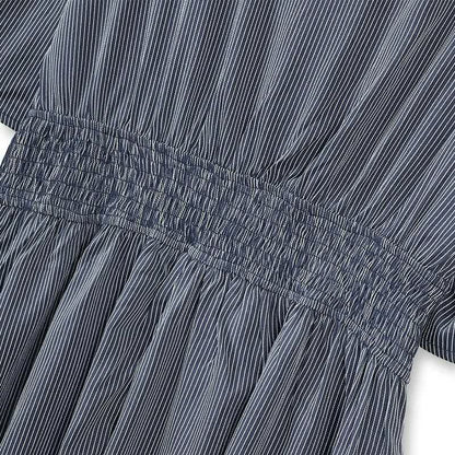 Robe midi décontractée à nœud papillon - image 2