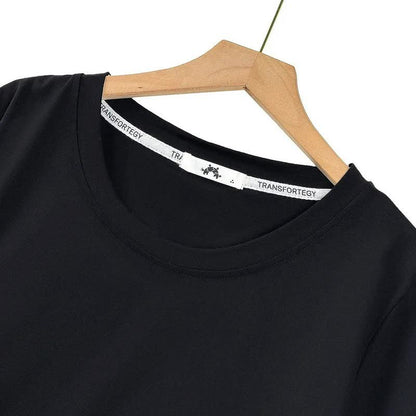 T-shirt essentiel à col rond en coton stretch - image 4