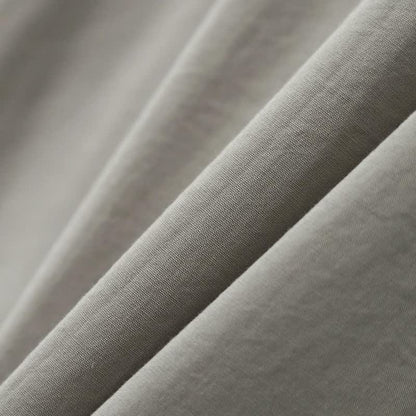 Robe midi fluide à col en V et boutons - image 5