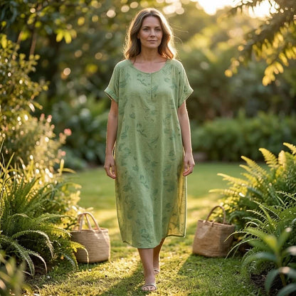 Robe midi Botanical Breeze - image 1