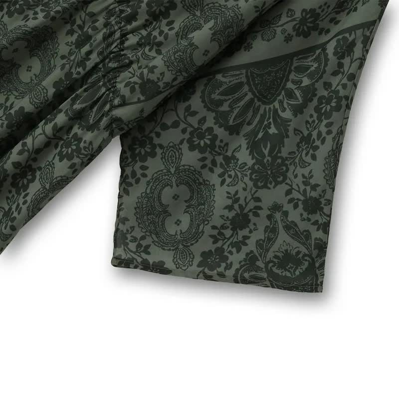 Robe midi vintage à fleurs - image 3