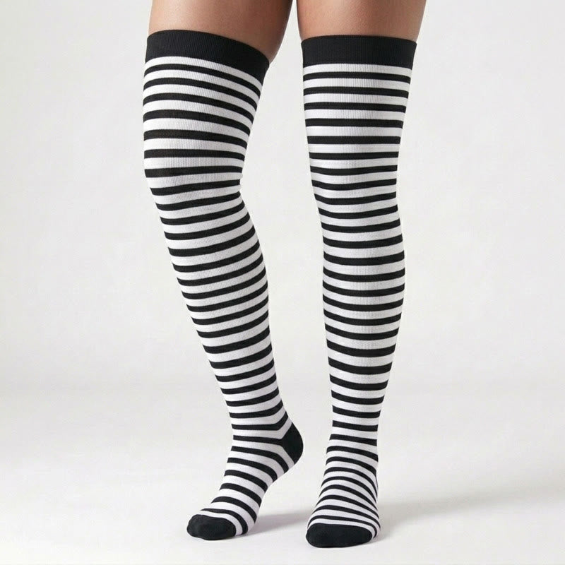 Chaussettes de compression classiques noires (3 paires) - image 3
