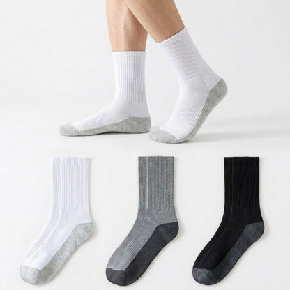 Chaussettes thermiques épaisses grandes tailles (3 paires) - image 0