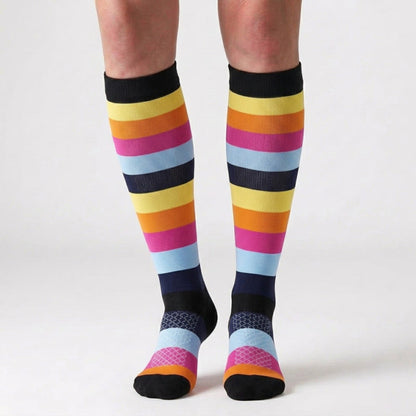 Chaussettes de compression colorées (4 paires) - image 2