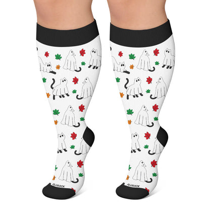 Chaussettes de compression Campfire Ghosts grandes tailles - Vert - 4XL - image 4