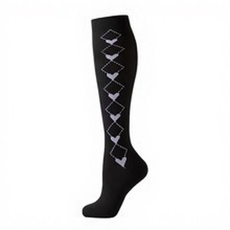 Chaussettes de compression Cocoa Hearts (6 paires) - Noir - S/M - image 8
