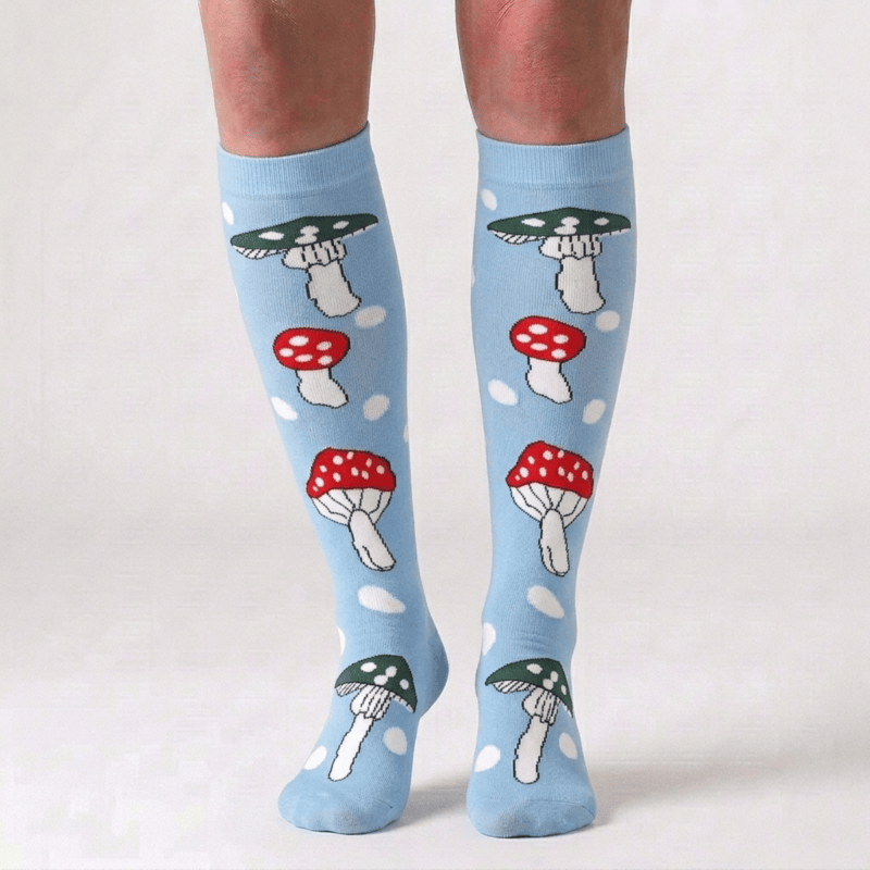Chaussettes de compression champignons (5 paires) - image 3
