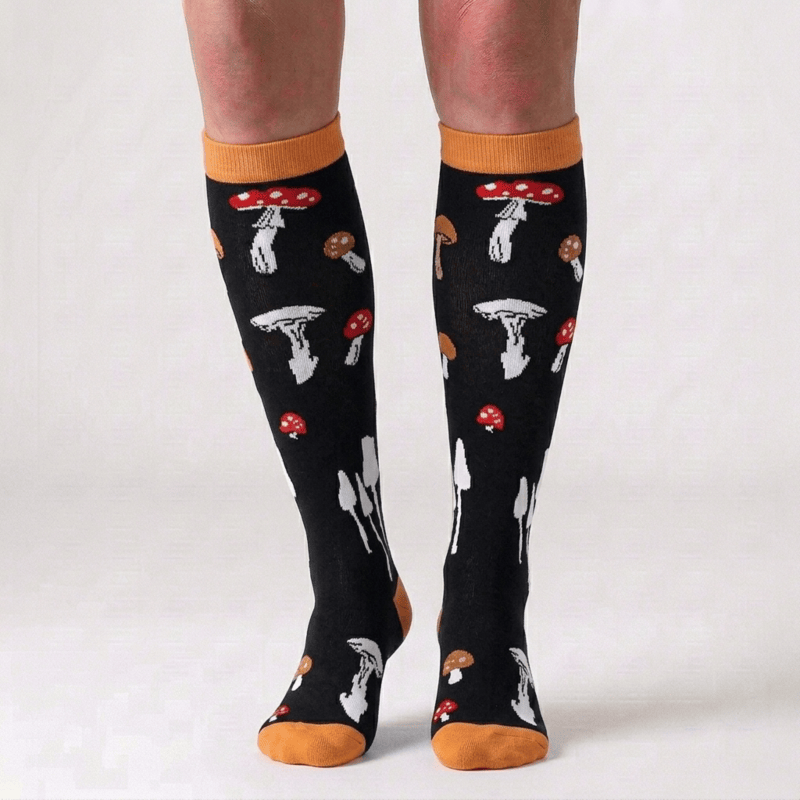Chaussettes de compression champignons (5 paires) - image 2