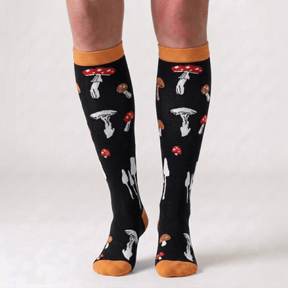 Chaussettes de compression champignons (5 paires) - image 2