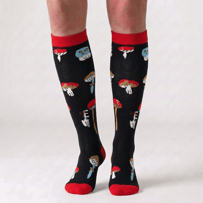 Chaussettes de compression champignons (5 paires) - image 4