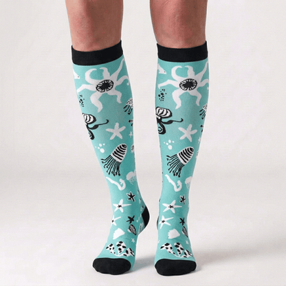 Chaussettes de compression Underwater World (5 paires) - image 1