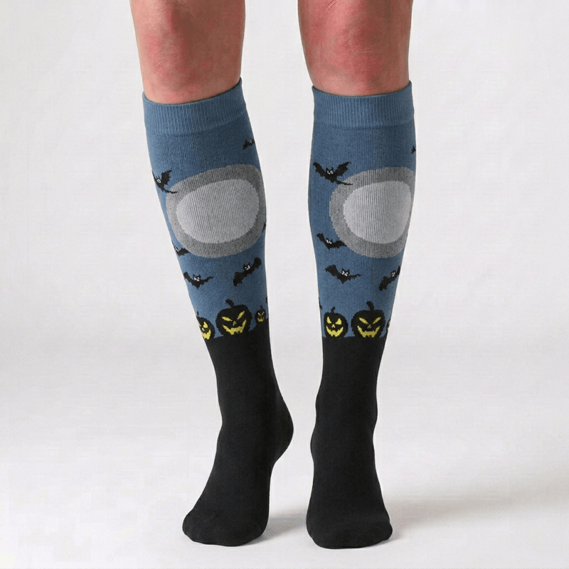 Chaussettes de compression amusantes pour Halloween (6 paires) - image 6