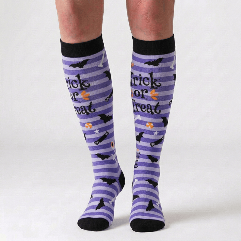 Chaussettes de compression amusantes pour Halloween (6 paires) - image 4