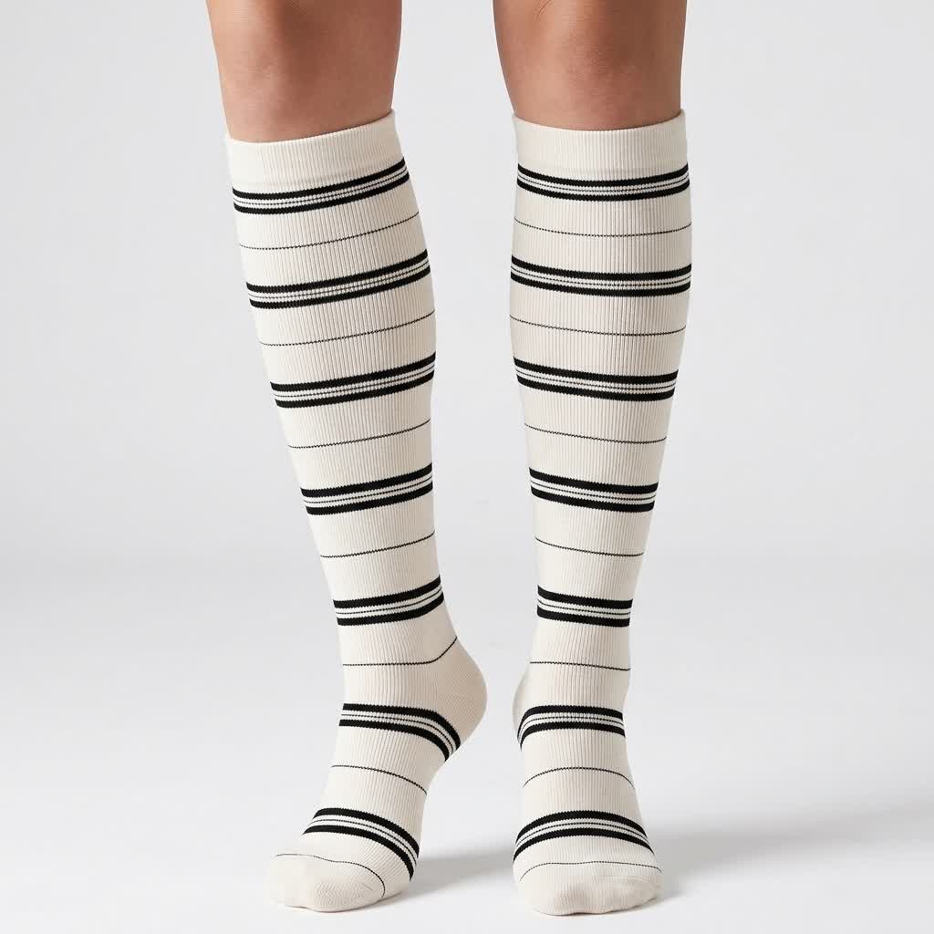 Chaussettes de compression Black Heart (6 paires) - Blanc - S/M - image 2