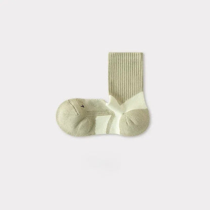 Chaussettes de compression respirantes avec soutien de la voûte plantaire (5 paires) - Vert - 40(US2-7) - image 6