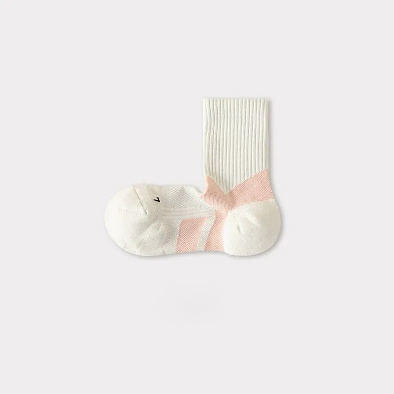Chaussettes de compression respirantes avec soutien de la voûte plantaire (5 paires) - Blanc - 40(US2-7) - image 2