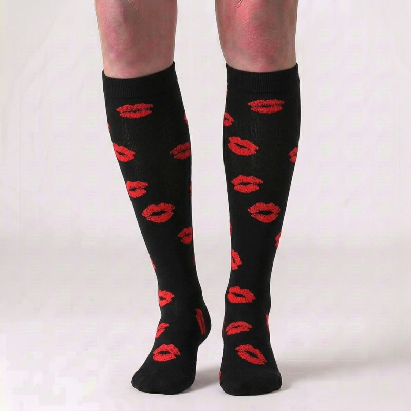 Chaussettes de compression grande taille à motifs variés (6 paires) - image 6