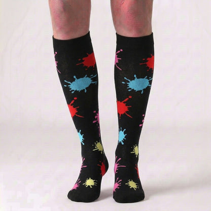 Chaussettes de compression grande taille à motifs variés (6 paires) - image 5