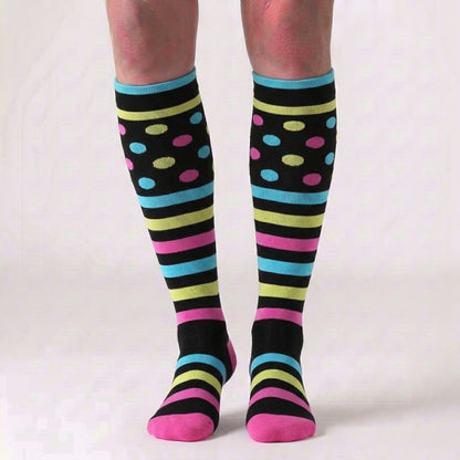 Chaussettes de compression grande taille à motifs variés (6 paires) - image 4