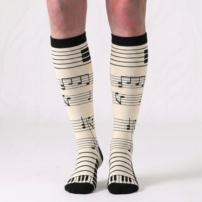 Chaussettes de compression grande taille à motifs variés (6 paires) - image 3