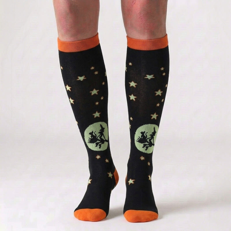 Chaussettes de compression en coton doux pour les fêtes d'Halloween (3 paires) - image 2