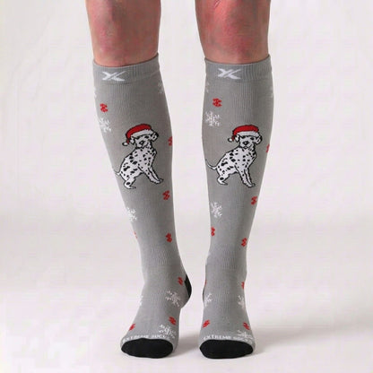 Chaussettes de compression montantes de Noël (6 paires) - image 4