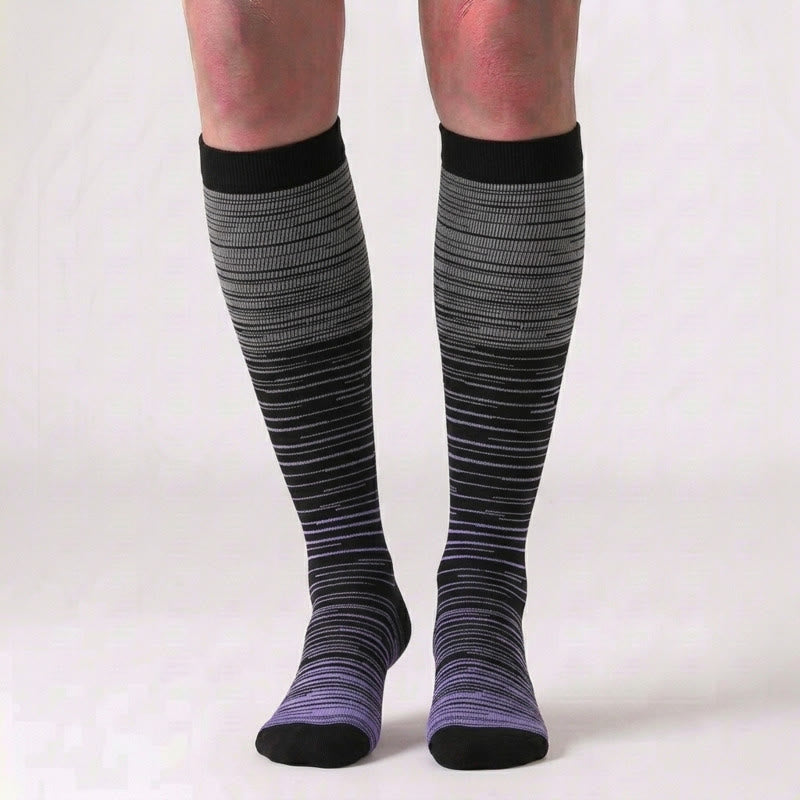Chaussettes de compression Color Thin Lines (6 paires) - image 2