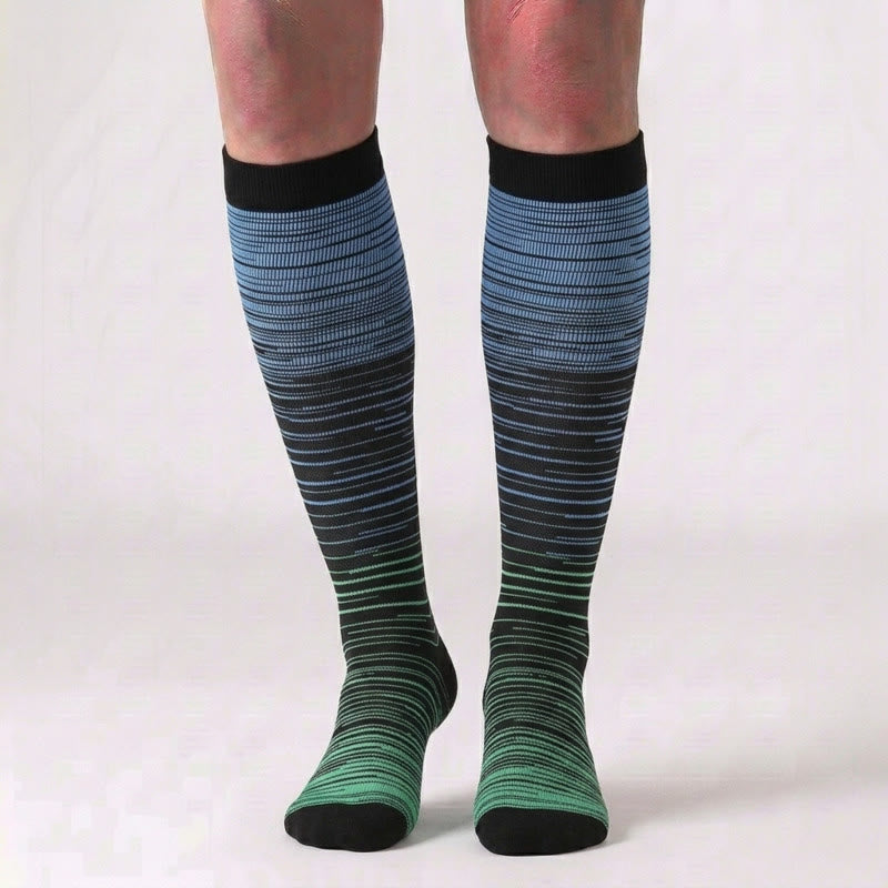 Chaussettes de compression Color Thin Lines (6 paires) - image 4