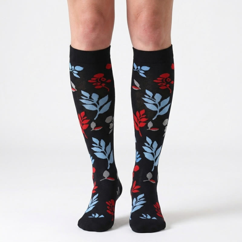 Chaussettes de compression papillon libellule (3 paires) - image 2