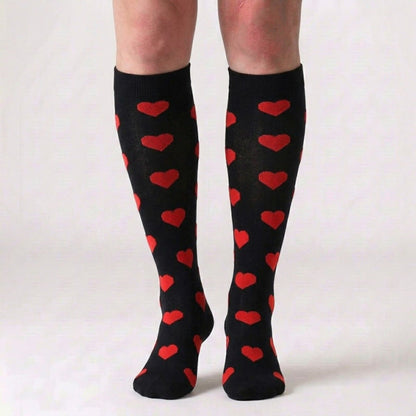 Chaussettes de compression à lèvres rouges (5 paires) - image 2