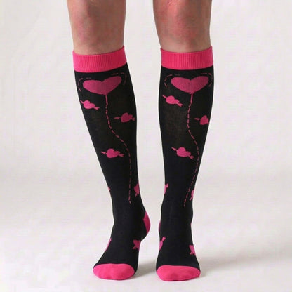 Chaussettes de compression à lèvres rouges (5 paires) - image 1