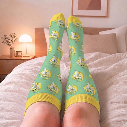 Chaussettes de compression citrouille grenouille grande taille - image 1