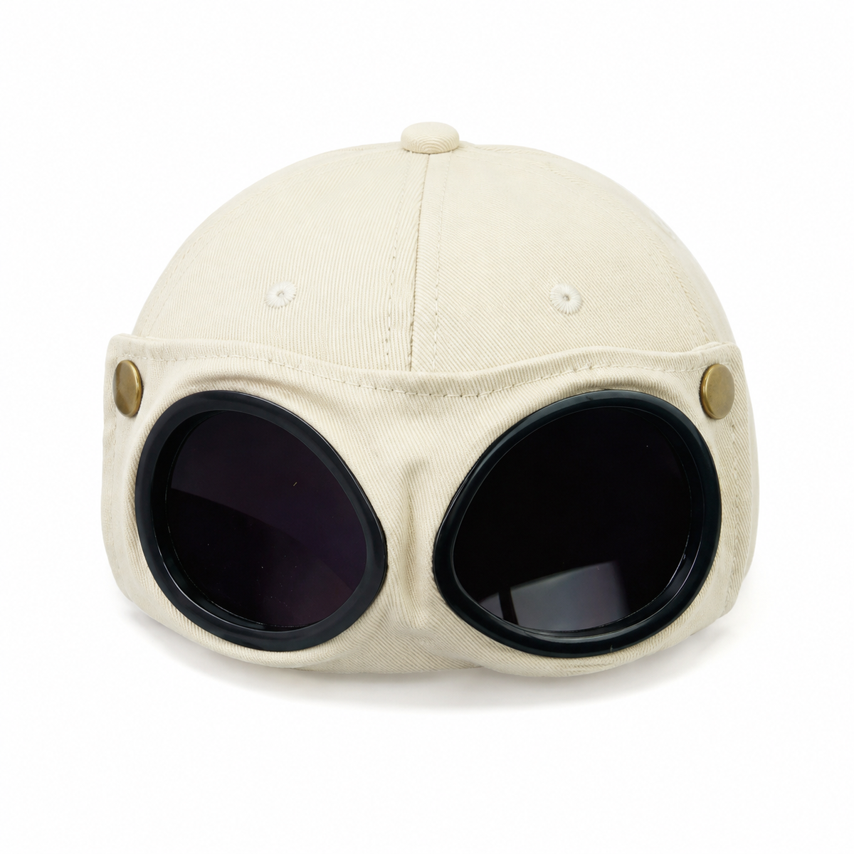 Chapeau style streetwear vintage à lunettes - Beige - One Size - image 8