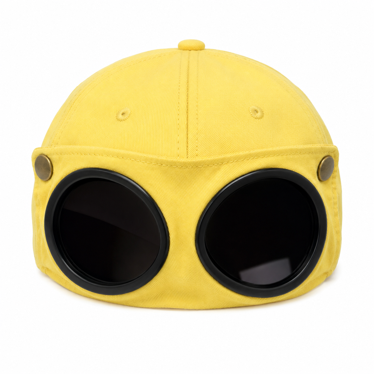 Chapeau style streetwear vintage à lunettes - Jaune - One Size - image 10