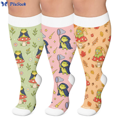 Chaussettes de compression Frog Garden grandes tailles saisonnières - image 0