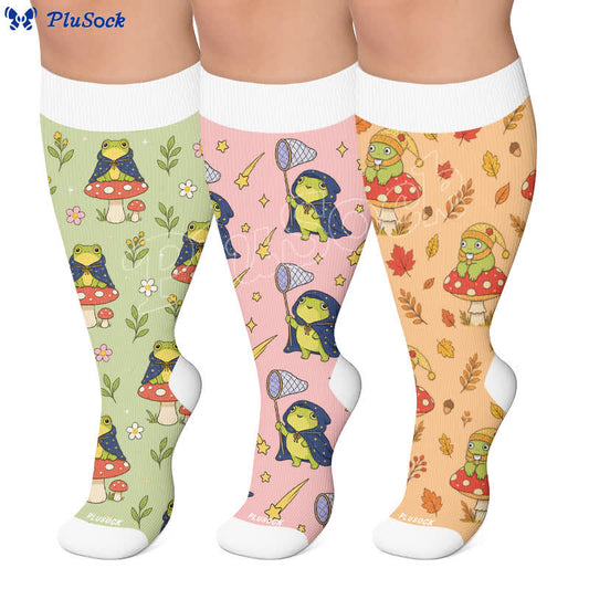 Chaussettes de compression Frog Garden grandes tailles saisonnières - image 0
