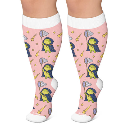 Chaussettes de compression Frog Garden grandes tailles saisonnières - Rose - 4XL - image 6