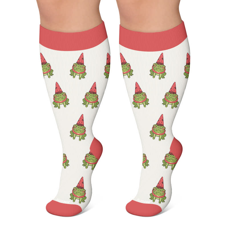 Chaussettes de compression Frog Wizard grandes tailles - Blanc - 4XL - image 5