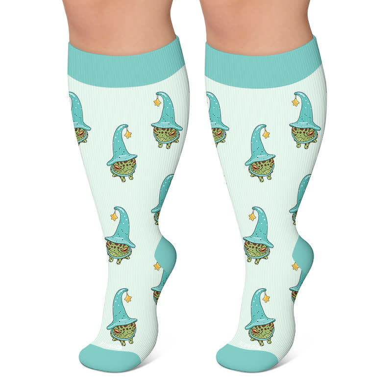 Chaussettes de compression Frog Wizard grandes tailles - Bleu - 4XL - image 4