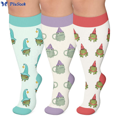 Chaussettes de compression Frog Wizard grandes tailles - image 0