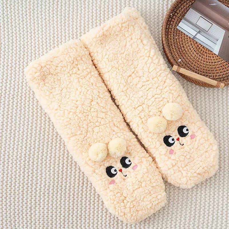 Chaussettes-chaussons en polaire Cozy Bear - image 5