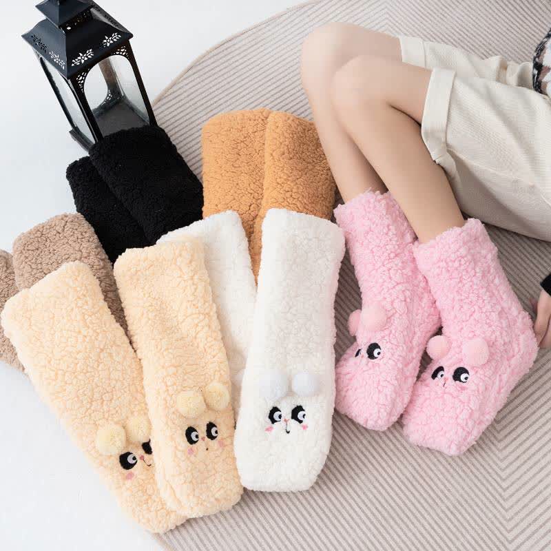 Chaussettes-chaussons en polaire Cozy Bear - image 7