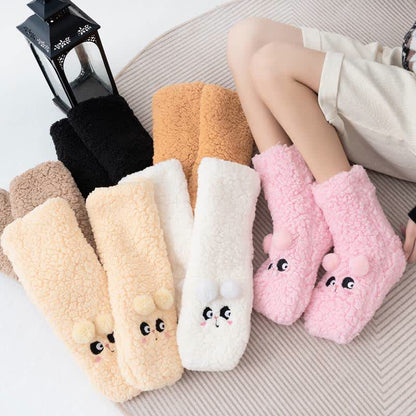 Chaussettes-chaussons en polaire Cozy Bear - image 7