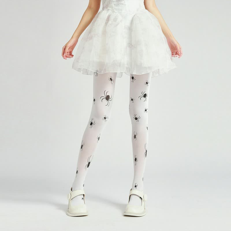 Collants à motif araignée d'Halloween - image 0