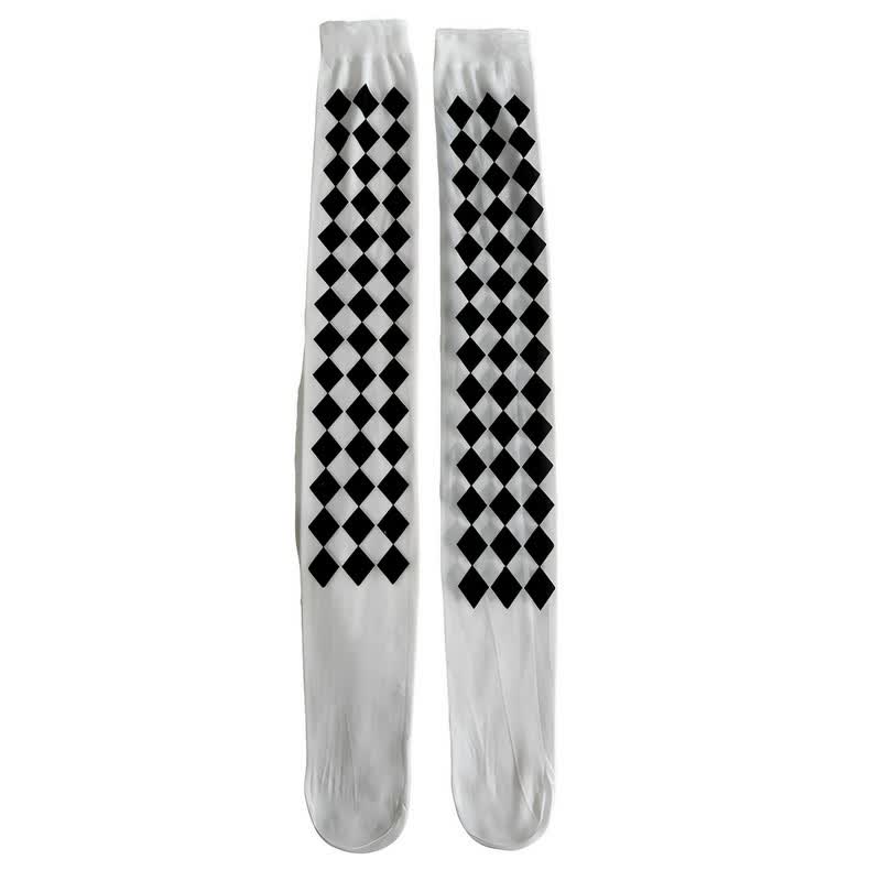 Chaussettes hautes à motif poker pour Halloween (3 paires) - J - One Size - image 9